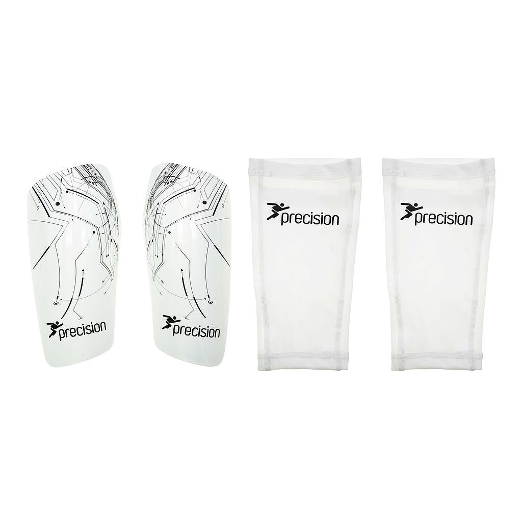 Precision Pro Matrix Shinguards White  -DS