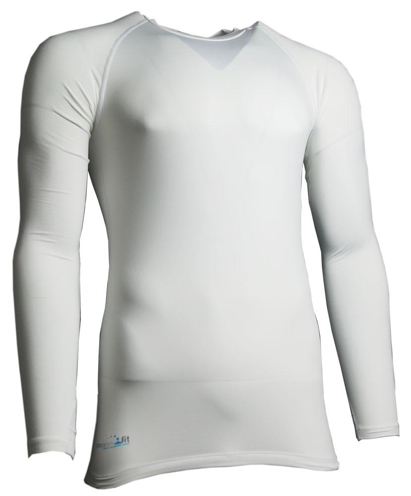 Precision Essential Baselayer Long Sleeve Shirt Junior -White