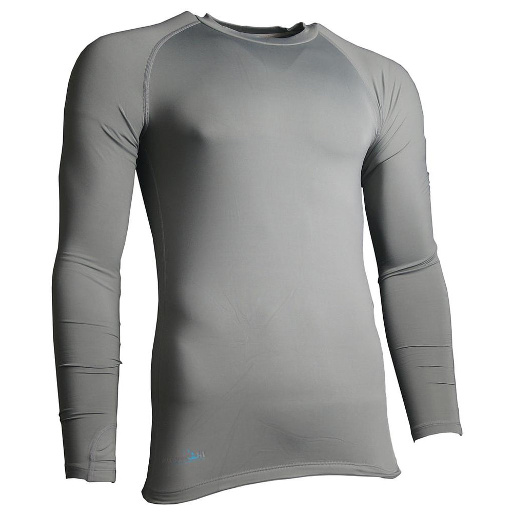 Precision Essential Baselayer Long Sleeve Shirt Adult -Grey-DS