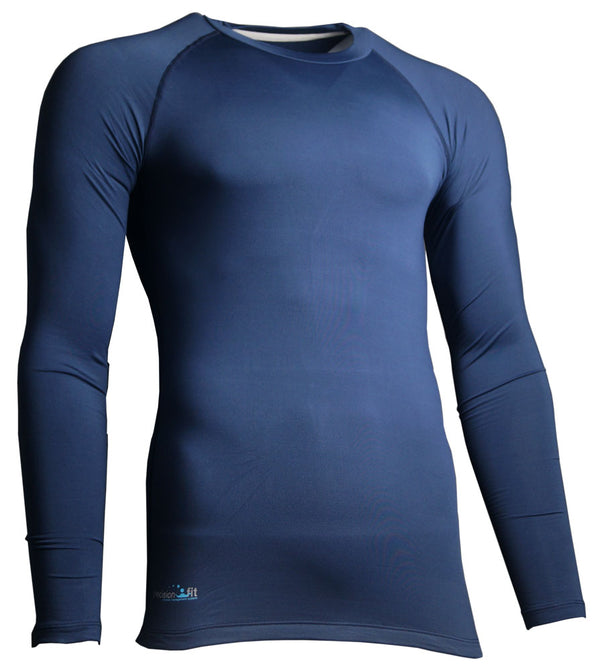 Precision Essential Baselayer Long Sleeve Shirt Adult -Navy-DS