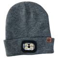 Peaks LED Lighted Beanie Hat Grey -DS