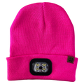 Peaks LED Lighted Beanie Hat Pink-DS
