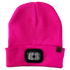 Peaks LED Lighted Beanie Hat Pink-DS