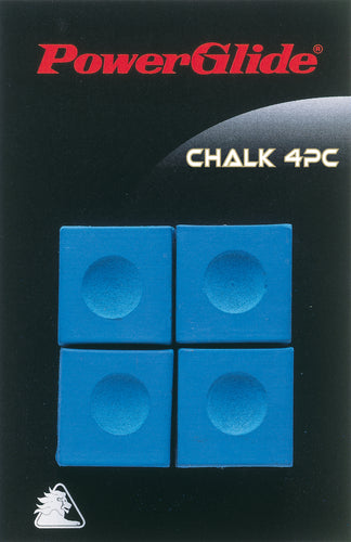 Powerglide Snooker Chalk (4 Pack) -DS