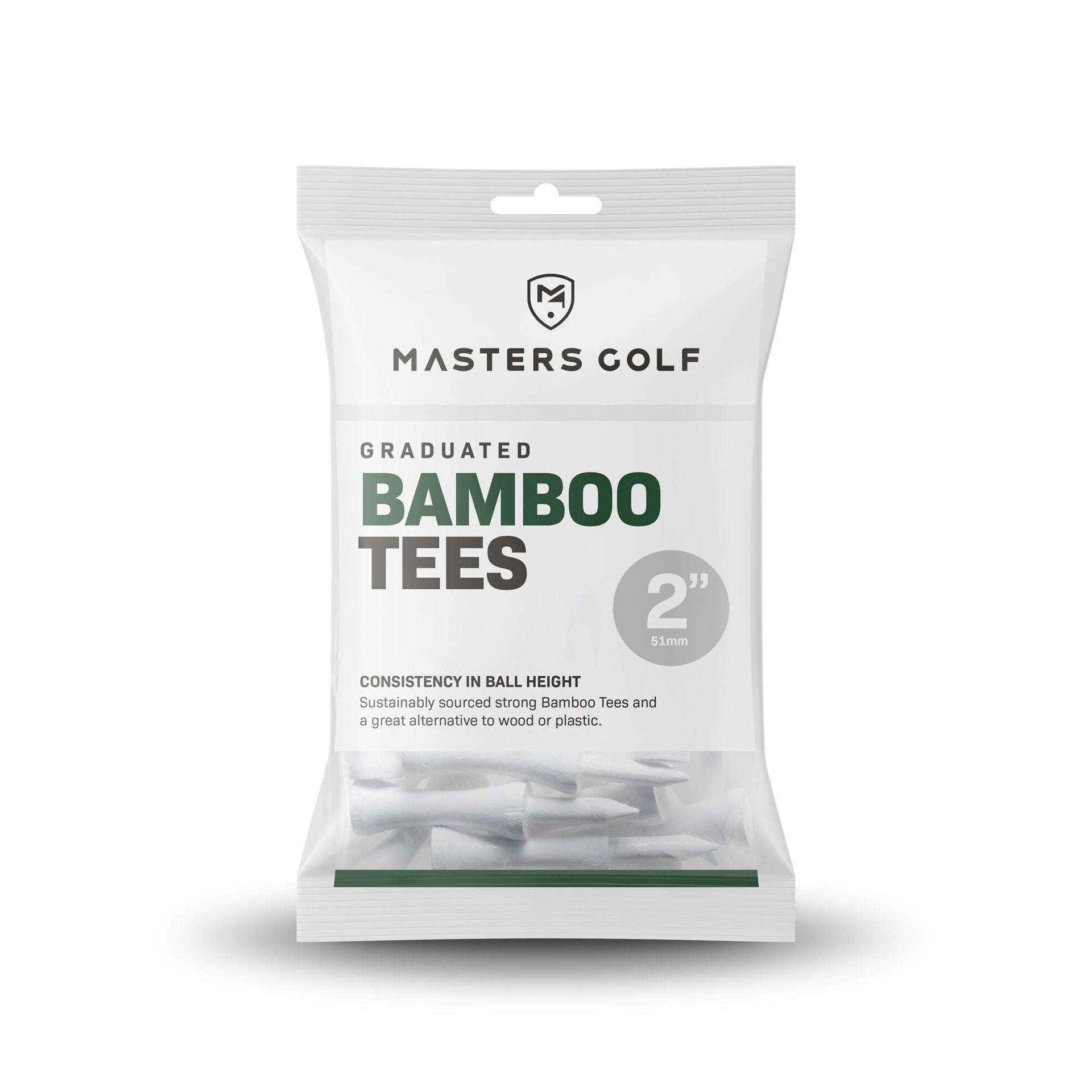 Bamboo Graduated Tees (Bag of 20)-DS