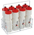 Precision 8 Water Bottles & Wire Carrier -DS