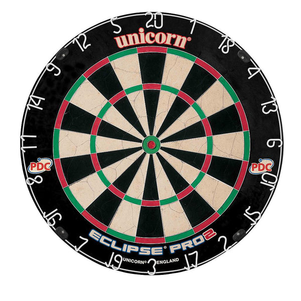 Unicorn Eclipse Pro2 Bristle Dartboard - PDC Endorsed -DS