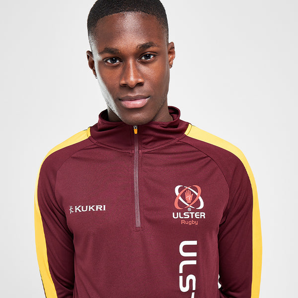 Ulster Rugby 2021/22 - 1/4 Zip Tech Top - Crim