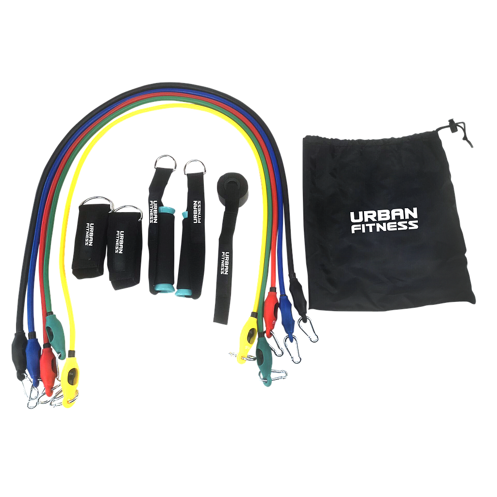 Urban Fitness 11pc Resistance Tube Set -DS