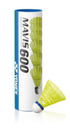 Yonex Mavis 600 Shuttles (Tube of 6) - Yellow -DS