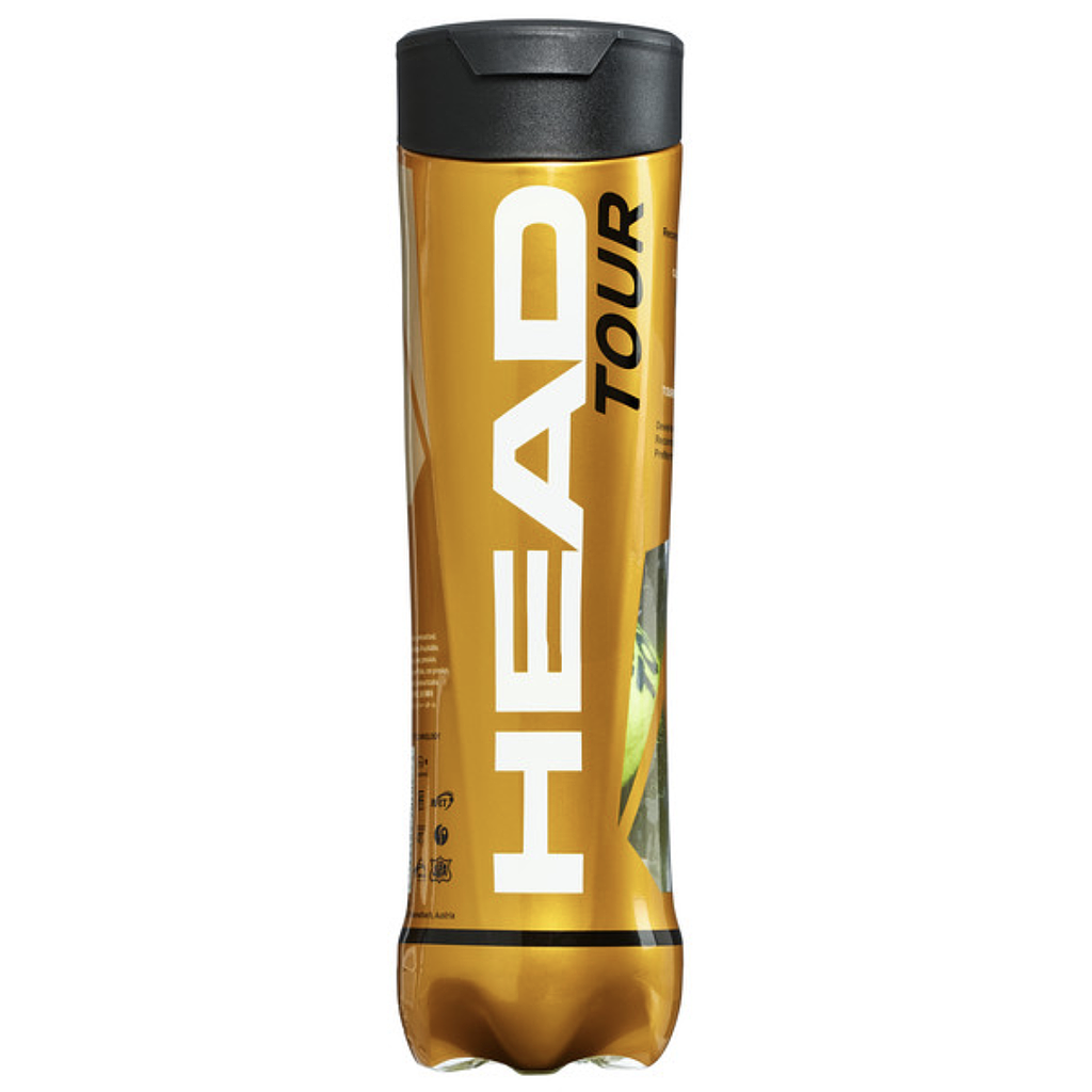 Head Tour Tennis Balls - Tube of 4 -DS
