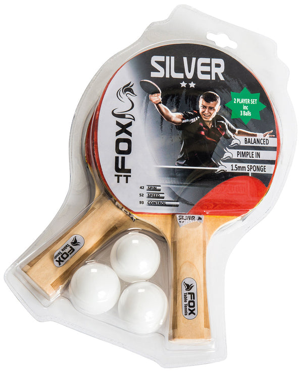 Fox TT Silver 2 Player Table Tennis Set -DS
