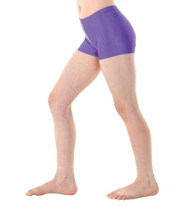Tappers and  Pointers Nylon Hipster Micro Shorts - Purple