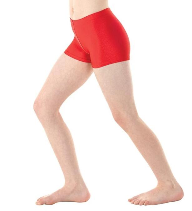 Tappers  and Pointers Nylon Hipster Micro Shorts - Red