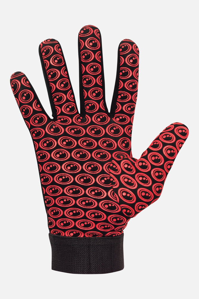 Velocity Thermal Full Finger Gloves - Black / Red